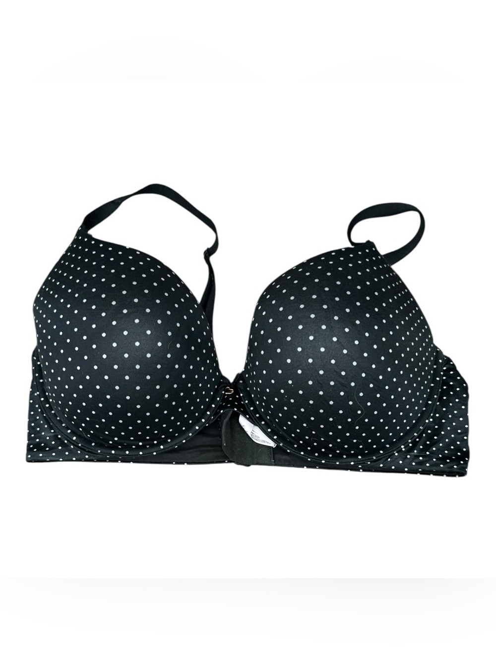 Victoria’s Secret Perfect Shape Black Polka Dot Bra – 38D